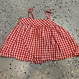 Toddler Gingham Plaid Top